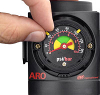 [104334] ARO Flush Mount Pressure Gauge for 2000/3000 Series