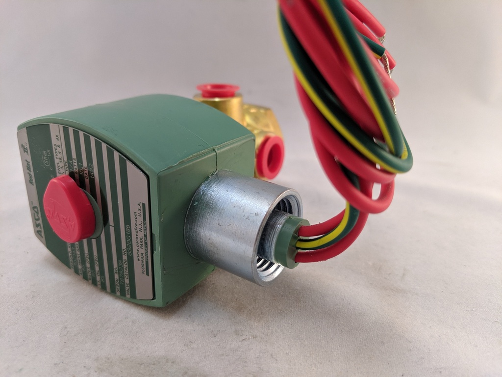 1/4" NPT 3 WAY N.C. SOLENOID VALVE BRASS BODY 120/60,110/50 20760