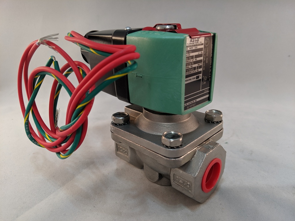 NEXT GEN SOLENOID VALVE 1/2" 2-WAY N.C. SS 100-240VAC/DC