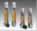 High Capacity Purgemeter, 3" Length, Scale - Water GPH 36 CFH or 15 GPH, Buna/Viton O-ring, Kynar Retainer