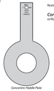 O-PLT PADDLE 4"X3/8" 1.230" 316SS 600# RF