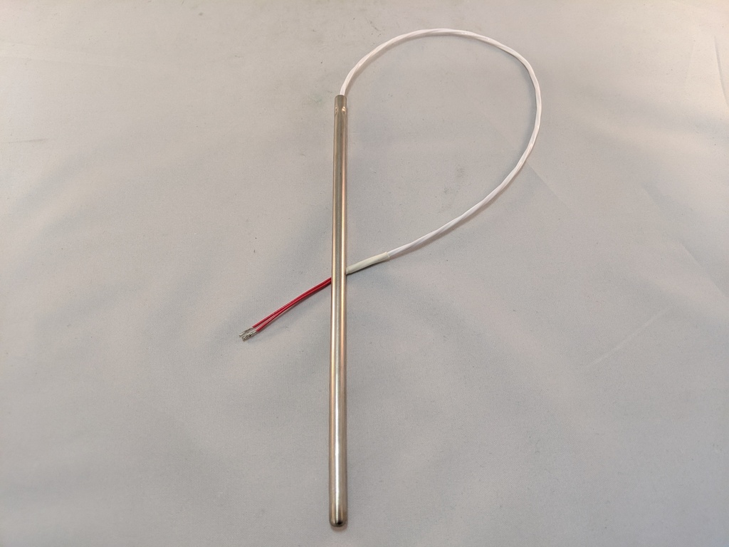 100 OHM PLT RTD 1/4" SS SHEATH 8" LONG WITH 10" LEADS RBJB0TA080BA010