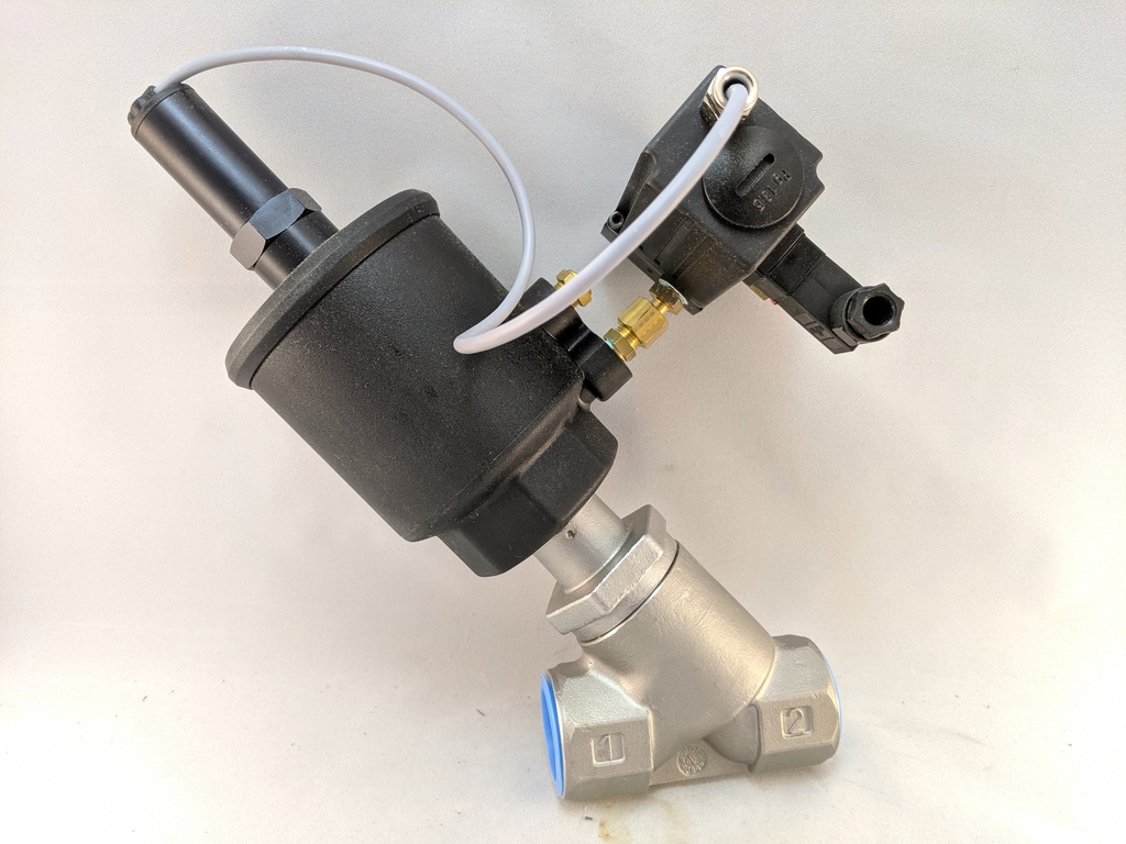 PROPORTIONAL ANGLE PISTON VALVE 1"-OBSOLETE, CHECK FACTORY