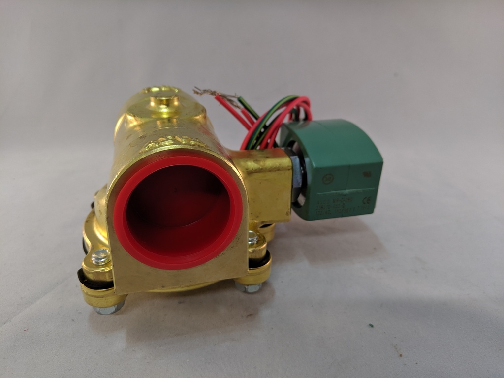 SOLENOID VALVE 2W NC BRASS BODY 1 1/4" NPT 8210G008 120/60