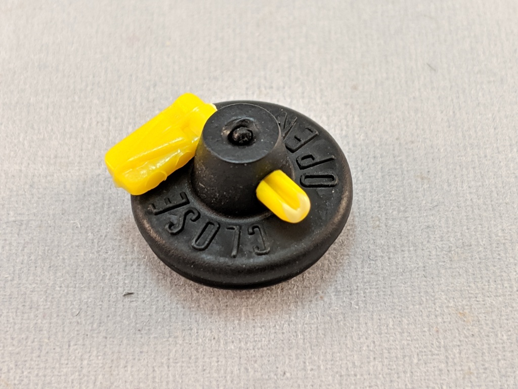 PLG 2.5 TPU/PA BLK D15X4.9 W/VENT LEVER