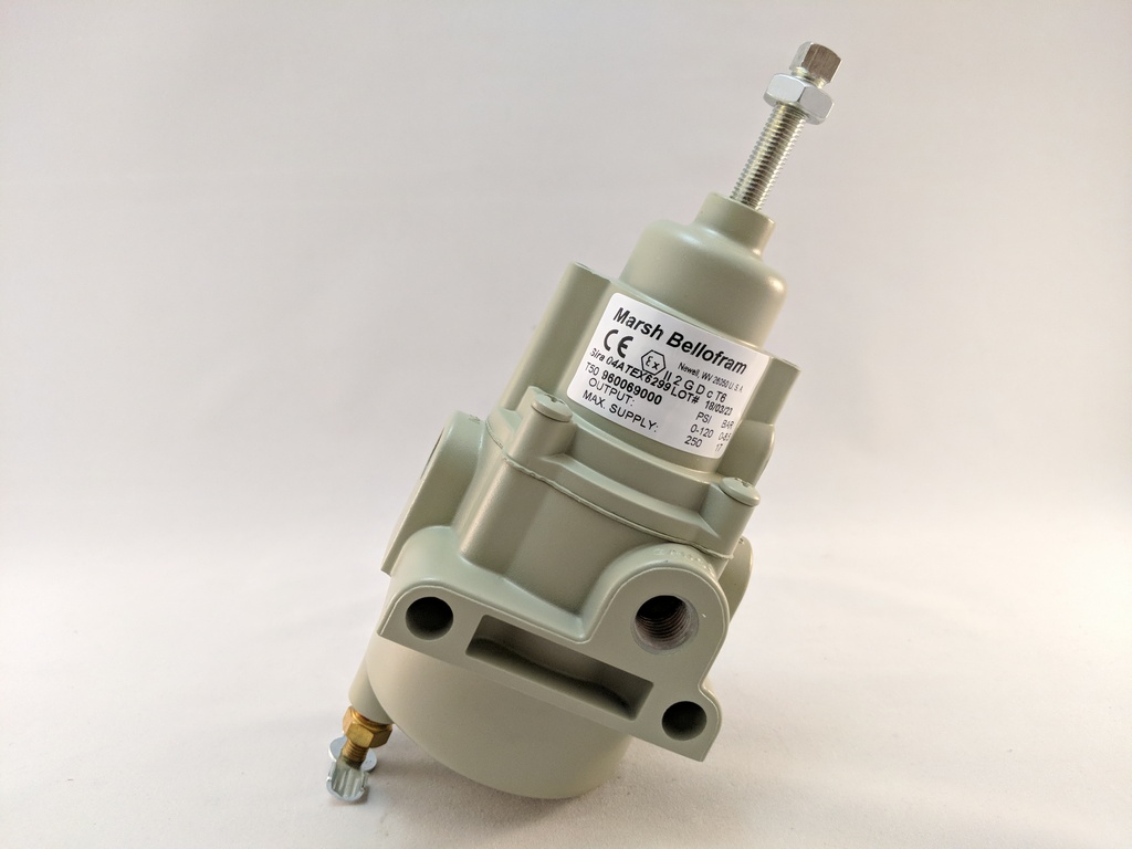 REGULATOR TYPE 50 1/4" PORTS 0-120 PSI W/FILTER & DRIPWELL