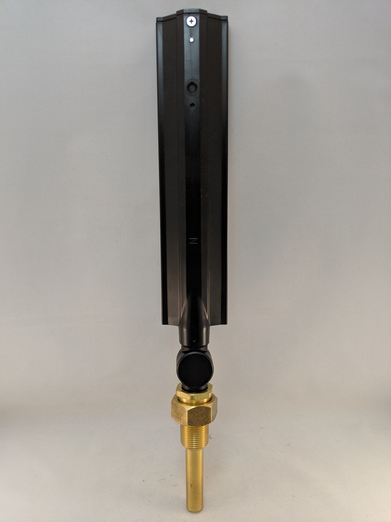 IND THERM 9"SCALE 3.5"STEM 30/240F ADJ ANGLE W/BRASS WELL