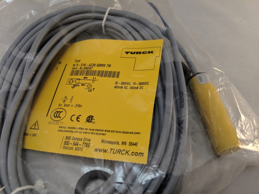 NI8-S18-AZ3X 60MM 7M