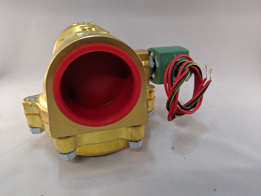GENERAL SERVICE BRASS BODY 2" NPT 2-WAY N/C 20268 8210G100 120/60VAC