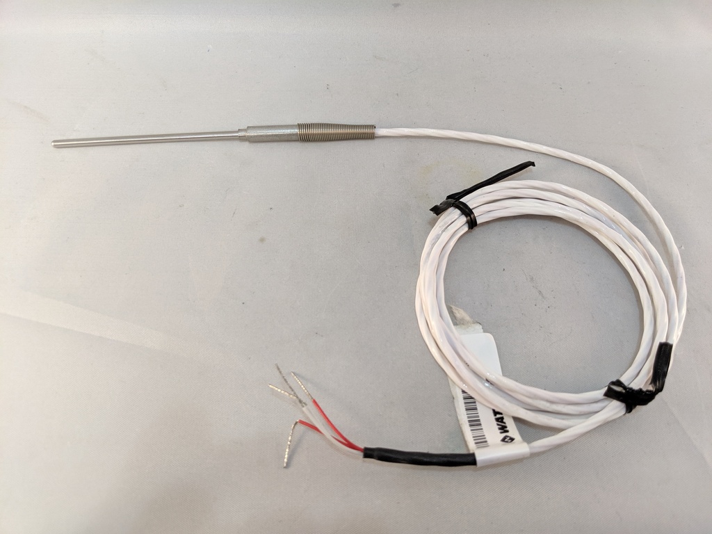 4 WIRE RTD 1/8"OD 3" SHEATH 6' LEADS 316SS