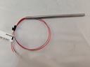 100 OHM 3 WIRE RTD, 6" .25 DIS SS SHEATH, 12" STD LEADS p/n RB-2003737