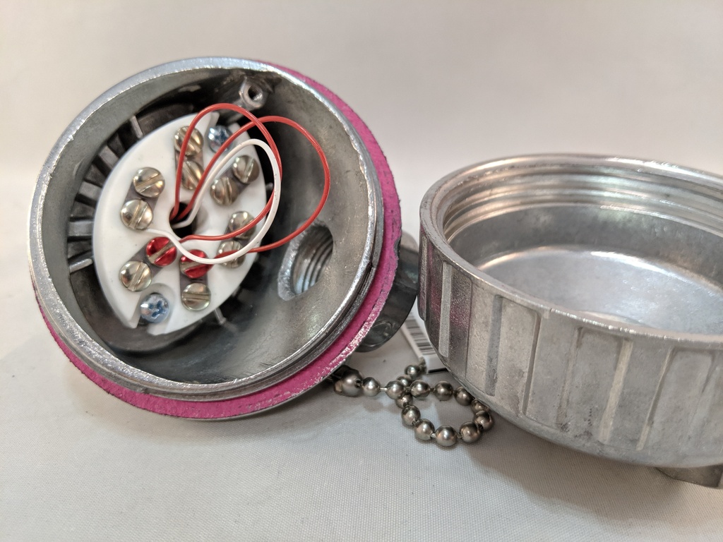 3-WIRE RTD W/CAST ALUM CONNECTION HEAD 2"SS SHEATH 1/2"NPT