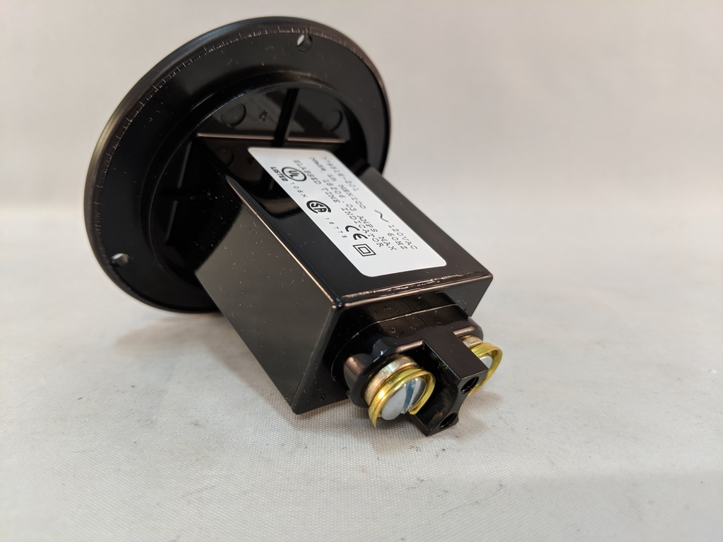 HOUR METER, 120 VAC, 60 HZ, ROUND FACE, SCREW TERMINALS