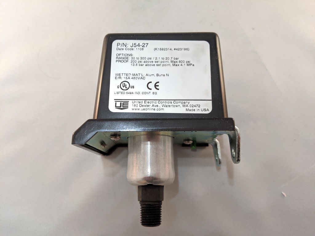 UEC 54 SERIES PRESSURE SWITCH 30-300PSI