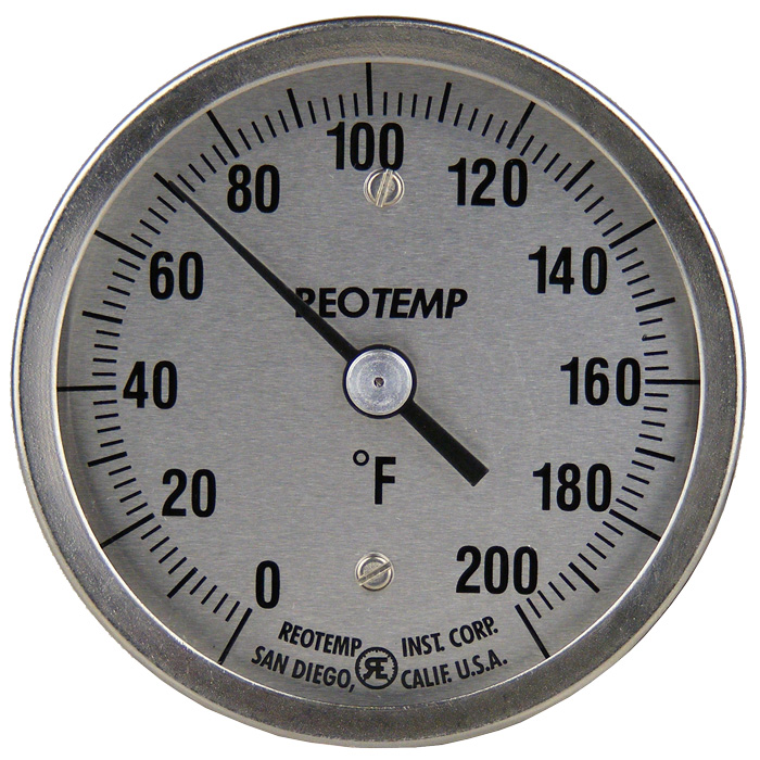 Industrial Bimetal Dial Thermometer