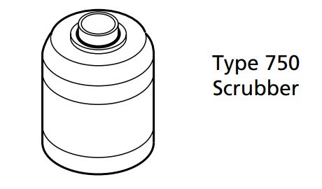 King Gage, Replacement Scrubber Type 750