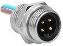 RSF 46-0.3M/NPT 4 WIRE RECETACLE FRONT MOUNT