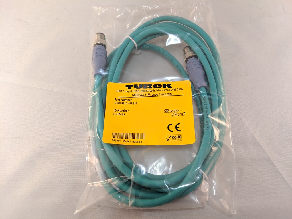RSSD-RSSD-441-3M ETHERNET PATCH CORD, QUOTE #31660 QUOTE 31660