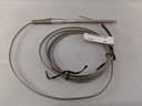 TYPE J T/C, FIBERGLASS W/ OVERBRAID, ALLOY Q, 4"PROBE 6'LEAD