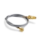 (1) 3' outlet hose with brass Quick-test ends, (1) QTHA-2MB0 1/4" Male NPT adapter, brass