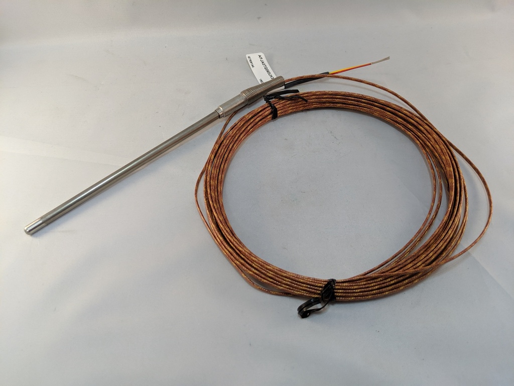 661100232 1/4"ODX6" LONG INCONEL SHEATH TYPE K UNGRND 30'LD