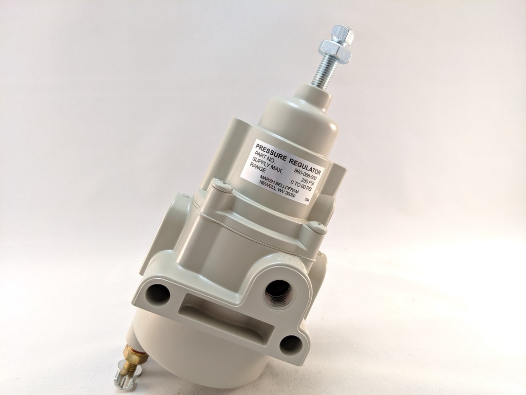 REGULATOR TYPE 50 1/4" PORTS 0-60 PSI W/FILTER & DRIPWELL
