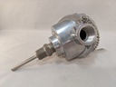 3-WIRE RTD W/CAST ALUM CONNECTION HEAD 2"SS SHEATH 1/2"NPT