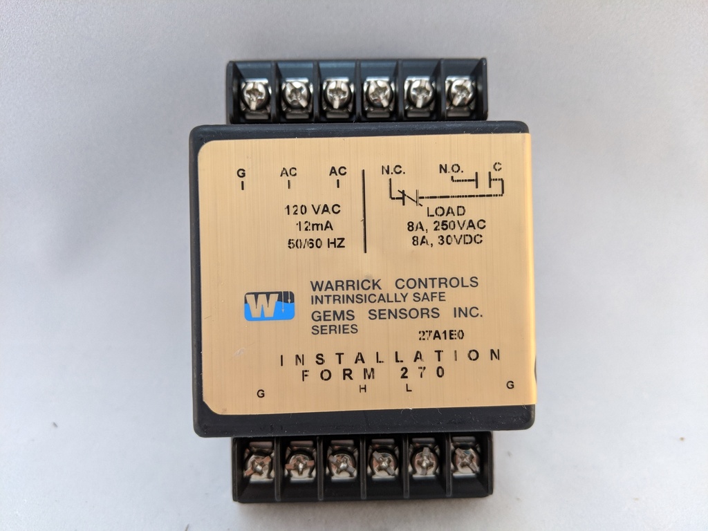 LEVEL CONTROL 120VAC 100K OHM SENSITIVITY