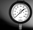 MARSH PROCESS GAUGE 4.5", 1/4"NPT LOWER MOUNT, SS Tube, 0-300PSI