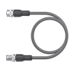 RKCV 4.4T-1-RSCV 4.4T/S90   EUROFAST 4-PIN DOUBLE ENDED STRAIGHT 1M CABLE