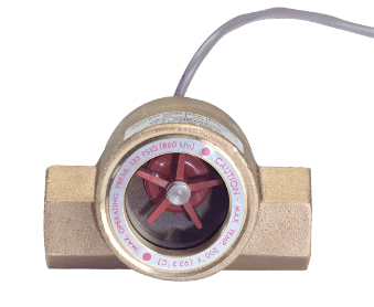 SERIES SFI-100T SIGHT FLOW INDICATOR/TRANSMITTER, BRASS, 3/4"