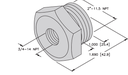 BU-R16-2X3/4NPT-SS
