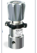Tescom Series 26-2000 Pressure Reducing Regulator, 25-4000PSI, FKM Material, Spring Loaded, 1/4"NPT Inlet & Outlet Ports, Metal & Vespel Seat, 2 Gauge Ports