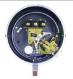 DA Series Bourdon Tube Pressure Switch, SPDT Snap Switch, Adj Deadband, 1/8-15PSI, Brass
