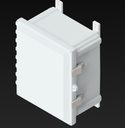 ATTABOX Polycarbonate Enclosure 10 x 8 x 6 Inches Heartland with Stainless Steel Latches