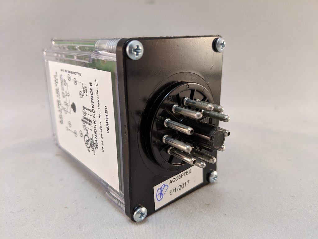 LEVEL CONTROLLER 120VAC 10K OHMS DIN MTG.