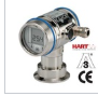 25 Series Sanitary Transmitter, Tri Clamp 2", Range Adjustable from -14.7 psig to 335 psig, 0.2% of adjusted span, 4-20 mA/2-wire, M12 x 1 (4 pin), Transparent Cover