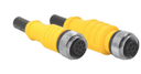 E-RKC 8T-264-2 Encoder Cordset Incremental, Absolute, Differential Mode Applications, RFI/EMI Protection, 2M Length 8 pin M12 Eurofast, Female, Straight