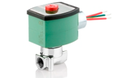 263 Series 2-Way Solenoid Valve, 3/8" NPT, 110 VAC, SS Body, 2 Way-2/2, Normally Open
