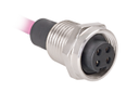 P-RKF 321-880-2/14.5/NPT, 7/8" Minifast Receptacle, Female, 2M Cable