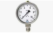 232.50 Series 4" SS Dry Industrial Pressure Gauge, 0 to 1000 PSI,1/2 NPT LM , Laminated Safety Glass, IP65
