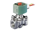Asco Series 8215 2-Way Solenoid Valve, 1/2" Aluminum Body, 238,500 BtuH Max