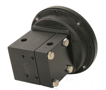 MIDWEST 106 SERIES DIFFERENTIAL PRESSURE GAUGE, 0-10PSID, ALUMINUM BODY, SS 1/4"NPT FEMALE BACK CONNECTIONS, 1% ACCURACY