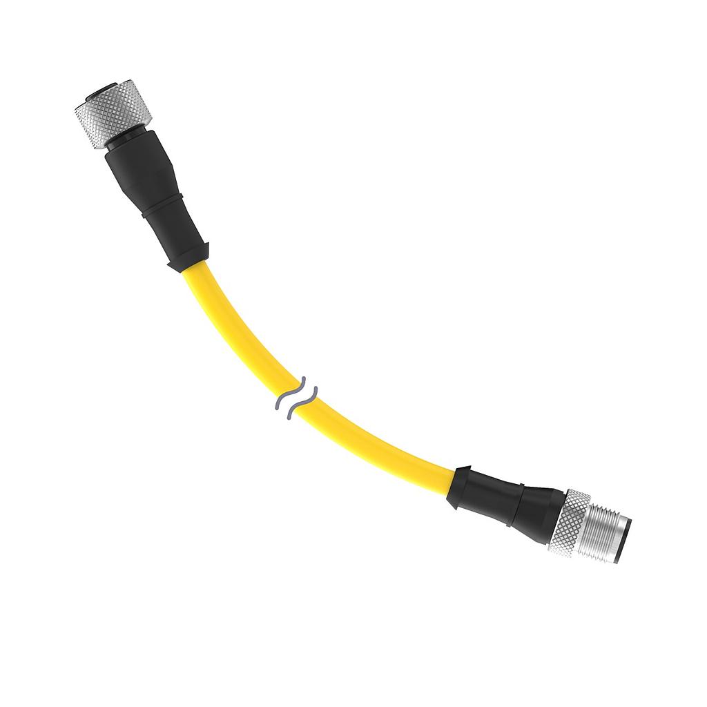 Cordset A-Code M12 to A-Code M12 Double Ended (DEE8-51D)