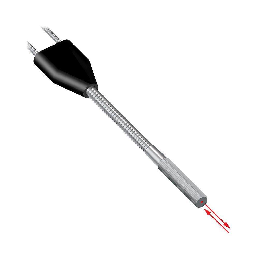 Banner Glass Fiber; Bifurcated 0.06 in Bundle; 5/16-24 Threaded Tip; Stainless Sheathing 42 in; Terminated For Plastic Fiber Sensors (BT13.5ST5)