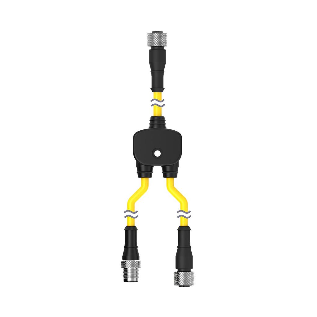 M12 Quick Disconnect Splitter Cable (CSS-M12F43M12M41M12F41)