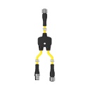 M12 Quick Disconnect Splitter Cable (CSS-M12F48M12M41M12F41)