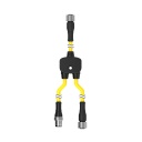 M12 Quick Disconnect Splitter Cable (CSS-M12F88M12M81M12F81)