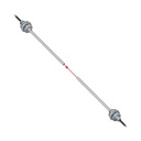 Banner Plastic Fiber, Opposed Mode; Core Dia.: 1 mm; Fiber Length 2 m; Probe; Free cut (PIP46U)