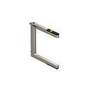 Banner SLM Series: Rugged Nickel-Plated Metal Fixed-Distance Slot Sensor; Slot Width: 120 mm; Input: 10-30 V dc; Output: Bipolar: 1 NPN; 1 PNP; 4-pin M8 Integral QD (SLM120B6Q)